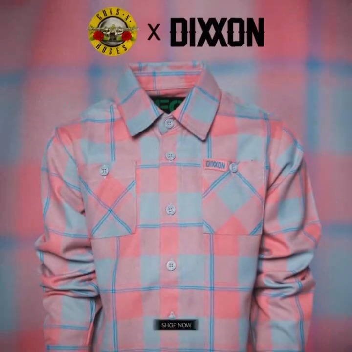 New GN'R x Dixxon Flannel, out now