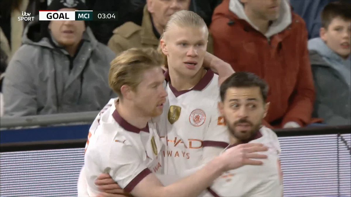 It took just 3 minutes for Kevin De Bruyne and Erling Haaland to work their magic in the FA Cup 🪄