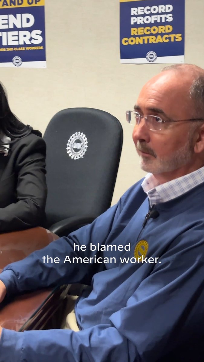 Shawn, you laid out the difference in this election perfectly. While Trump blames American workers, I’m proud to stand on the picket line with them.