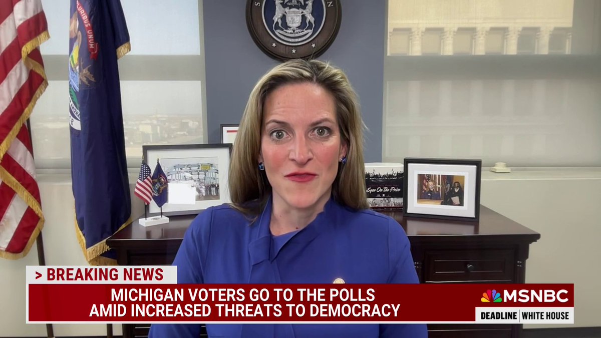 “I spoke with one poll worker, and she signed up specifically because she saw the attacks on our system, didn't think they were right, and wanted to be a part of protecting the system.” Jocelyn Benson w/ Nicolle Wallace