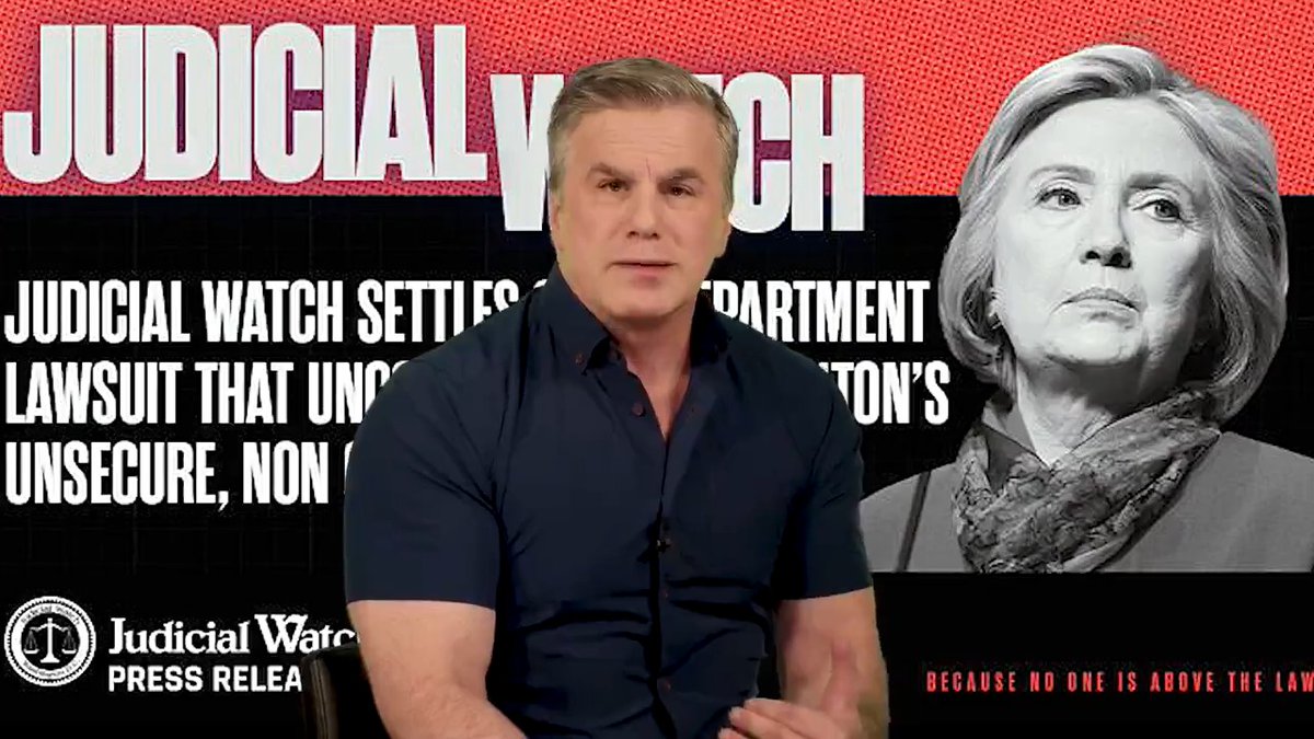 HILLARY EMAIL SCANDAL IS BACK: Biden State Department just gave Judicial Watch ⚖️ $97,000 as part of a settlement of the Federal FOIA lawsuit that uncovered the Clinton email scandal. This lawsuit arose out of the Benghazi scandal and was the most significant non-governmental investigation in American history. Judicial Watch’s simple FOIA lawsuit changed the course of American history and led to Hillary Clinton’s defeat in 2016. Our historic lawsuit is now officially over and settled through a remarkable payment of $97,000 by the corrupt State Department. Hillary Clinton ignored the law but received special protection from both the courts and law enforcement. For countless Americans, this double standard of justice destroyed their confidence in the fair administration of justice. Americans would never have known about Hillary Clinton’s classified email and related pay-for-play criminality but for Judicial Watch’s diligence.