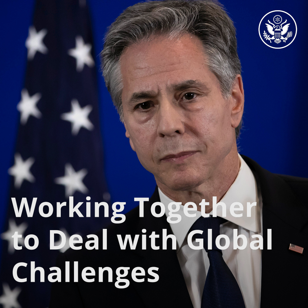 When we work together with other nations, we can effectively meet the moment and address the needs of the people that we represent.