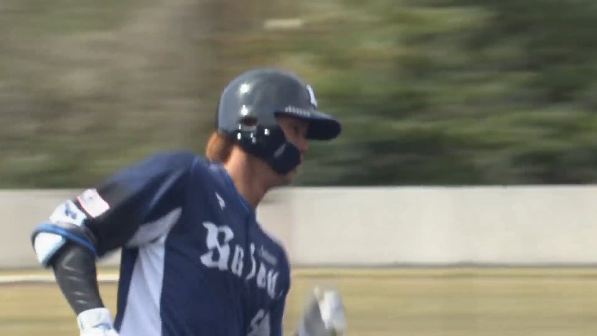 試合開始早々、初球先頭打者ホームラン！ #西川愛也 選手の一発が飛び出します！ #埼玉西武ライオンズ #seibulions #球春みやざきベースボールゲームズ #やる獅かない