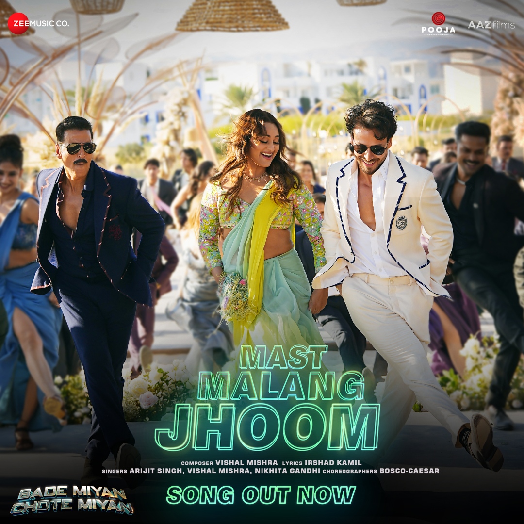 Energy- MAST🔥 Beats- MALANG🔊 Groove- JHOOM🕺🕺 It's time to dance to the beats of Mast Malang Jhoom! #MastMalangJhoom Song out Now: #BadeMiyanChoteMiyan #BadeMiyanChoteMiyanOnEid2024