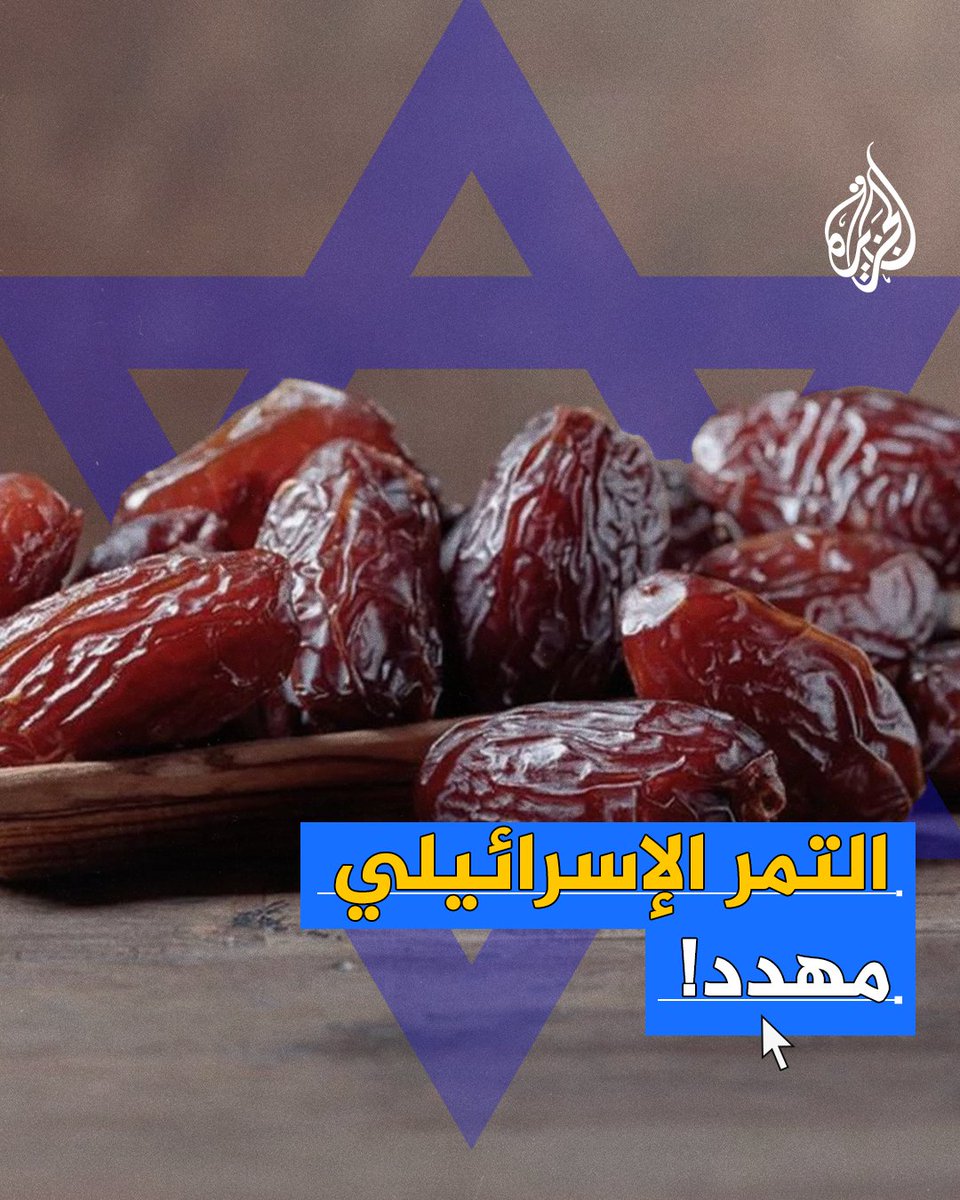 بعد عزوف السوق الأوروبية عن استهلاكه بسبب مقاطعة المنتجات الإسرائيلية.. قطاع بيع التمور الإسرائيلية يتأهب لخسارة كبيرة في رمضان #حرب_غزة