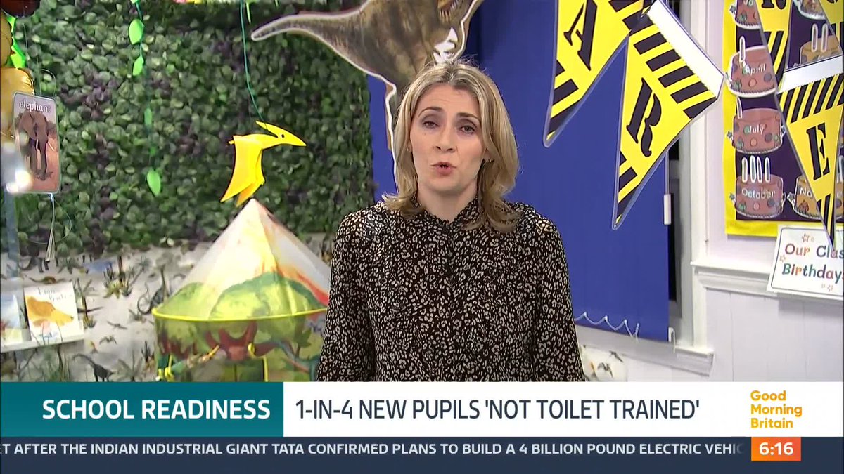 1 in 4 children starting school in England and Wales is not toilet trained, according to new research. Teachers have to spend 2.5 hours per day, over a third of the school day, supporting children in their class who are not ‘school ready’.