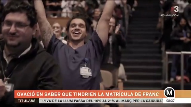 💵 Una Facultat de Medicina oferirà la matrícula gratuïta després d'una donació milionària Aquest és el moment en què ho han sabut els estudiants #ElsMatins3Cat ▶