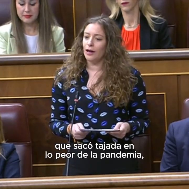 🗣️ ESTER MUÑOZ a Óscar Puente: “Usted forma parte de un Gobierno en el que anida una trama de corrupción que sacó tajada en lo peor de la pandemia, y el señor Sánchez lo sabía”.