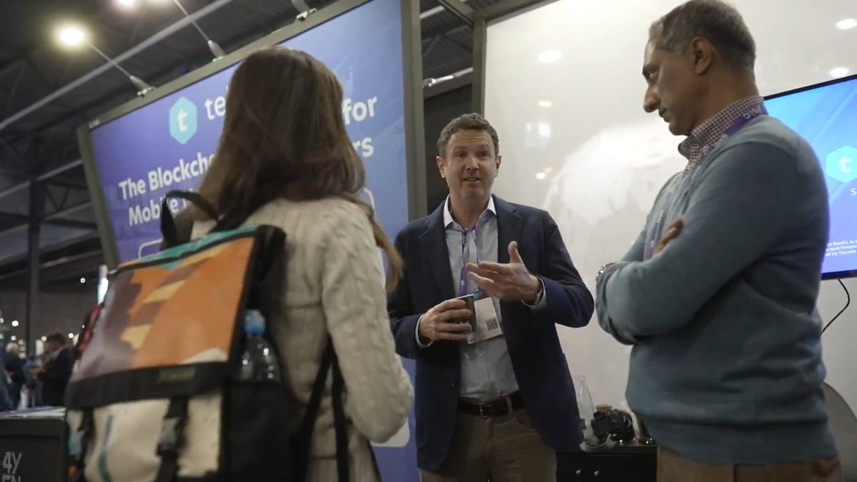 Two days down, two to go! #Telcoin is taking #MWC24 by storm, generating buzz and completely dominating the #4YFN24 hashtag once again. The team enjoyed another busy day of networking and demonstrating #DigitalCash at our booth before our private event in the evening. More on that later!