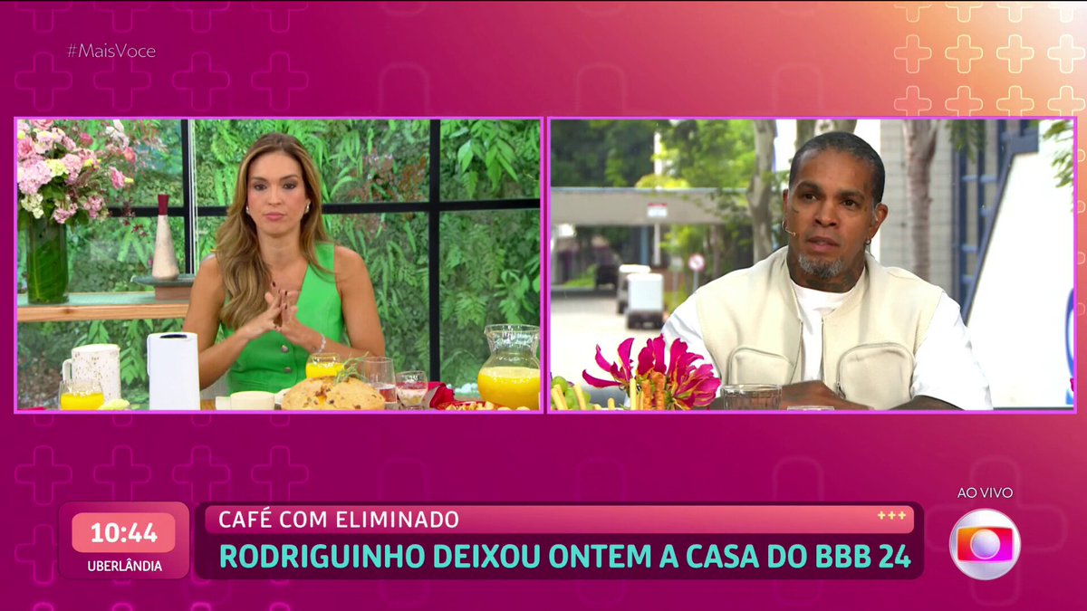 Rodriguinho: "Você faz coisas que você não faz aqui fora. Seu maior inimigo é você mesmo!" #BBB24 #RedeBBB #MaisVocê