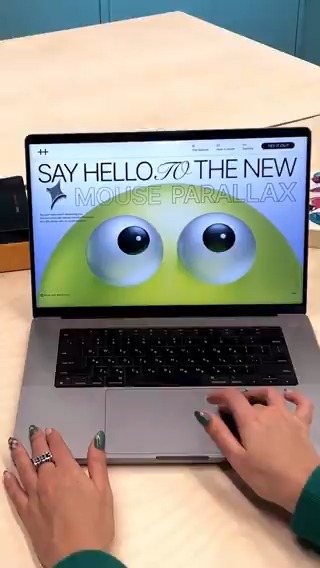 👀 New feature alert: Mouse Parallax Effects Here's a creative way to put them into action, by Studio designer Noam Ramati: