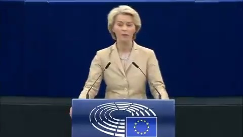 "I am proud to announce that we will set up an Office for Defence Innovation in Kyiv 🇺🇦. This will bring Ukraine ever closer to Europe and it will enable all EU countries to draw on Ukraine's battlefield experience and expertise in industrial defence innovation." — President Ursula von der Leyen at the #EPlenary