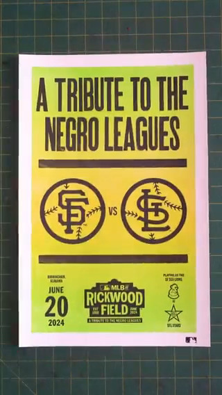 Save the date: June 20. Birmingham, Alabama. MLB at Rickwood Field. 🔊
