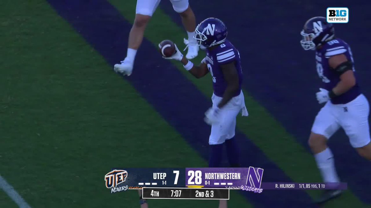 Expect AJ Henning to make some more big plays in the fall. 😈 #WinningWednesday x Northwestern Football