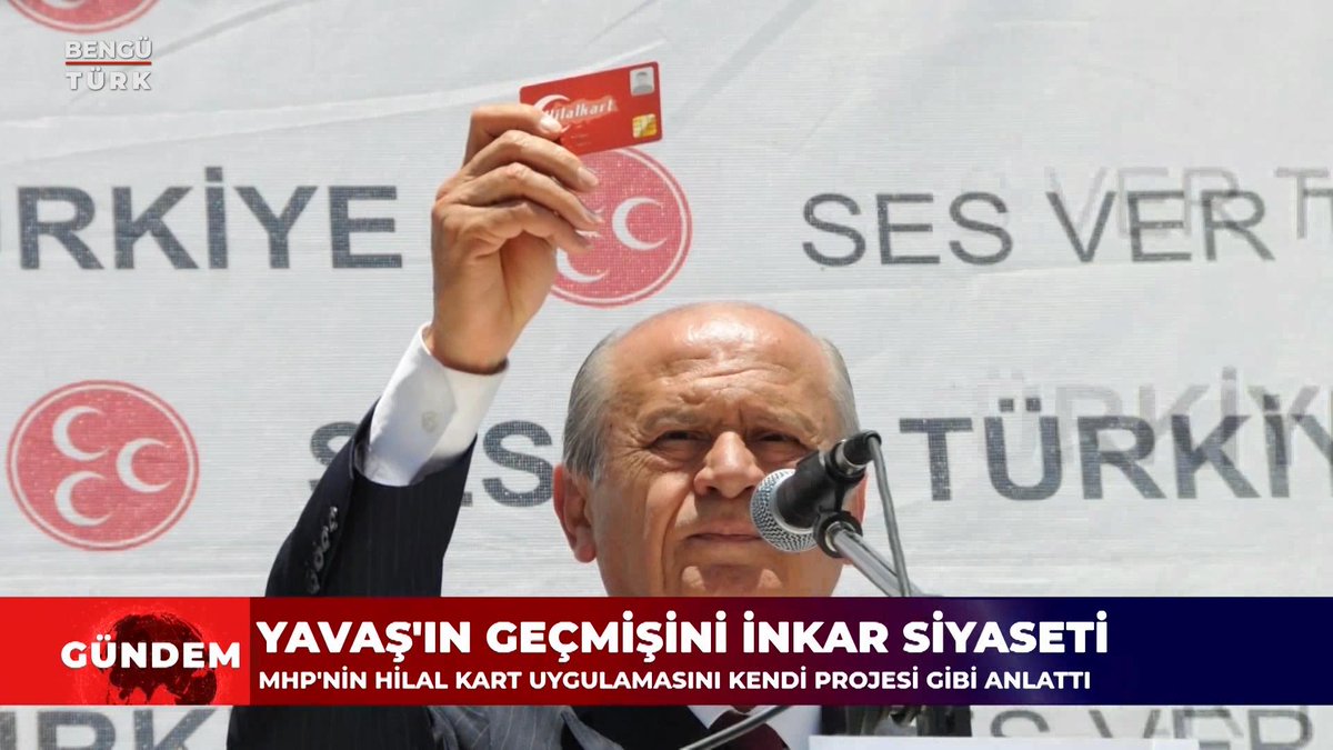 Hilal Kart, yıllar önce; Genel Başkanımız Sayın Devlet Bahçeli tarafından anlatıldı ve uygulamaya başladı. Mansur Yavaş ise Hilal Kart uygulamasını 13 yıl sonra kendi projesiymiş gibi lanse etmeye kalktı.