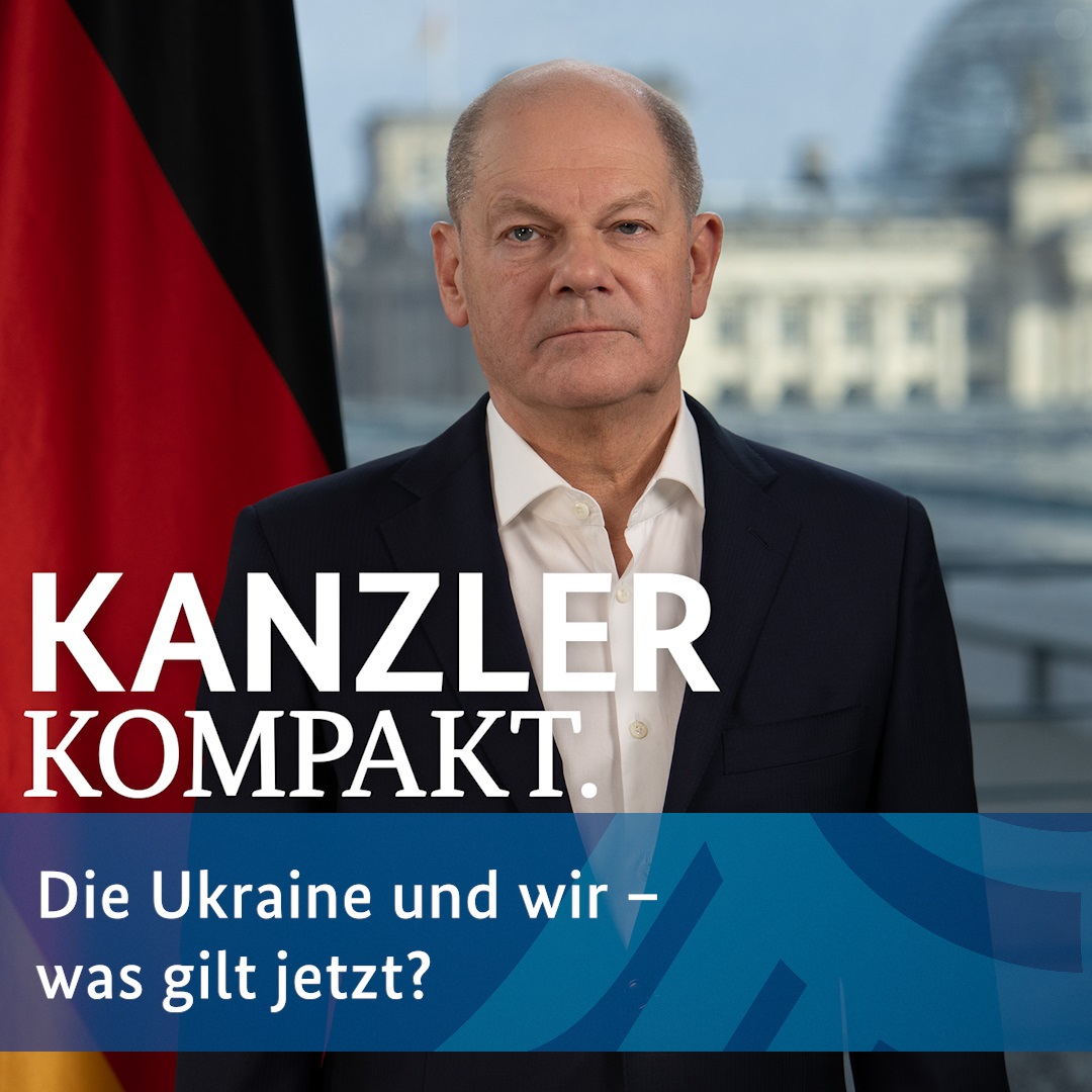 Als deutscher Bundeskanzler werde ich keine Soldaten unserer Bundeswehr in die Ukraine entsenden. Die NATO ist – und wird – keine Kriegspartei. Dabei bleibt es.