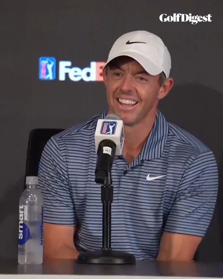 How much longer is Rory planning to play? It depends on how April goes. 😂