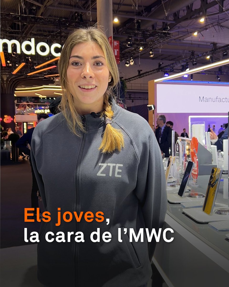 N’hi ha per tot arreu. Joves contractats temporalment per col·locar-se darrere els taulells informatius, servint en els bars, repartint materials de promoció, explicant la tecnologia de cada aparell... Els joves són la cara del Mobile World Congress #MWC24