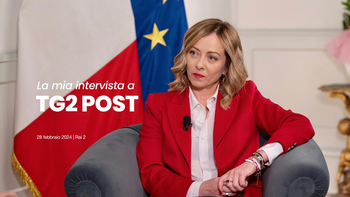 La mia intervista di questa sera al Tg2 Post