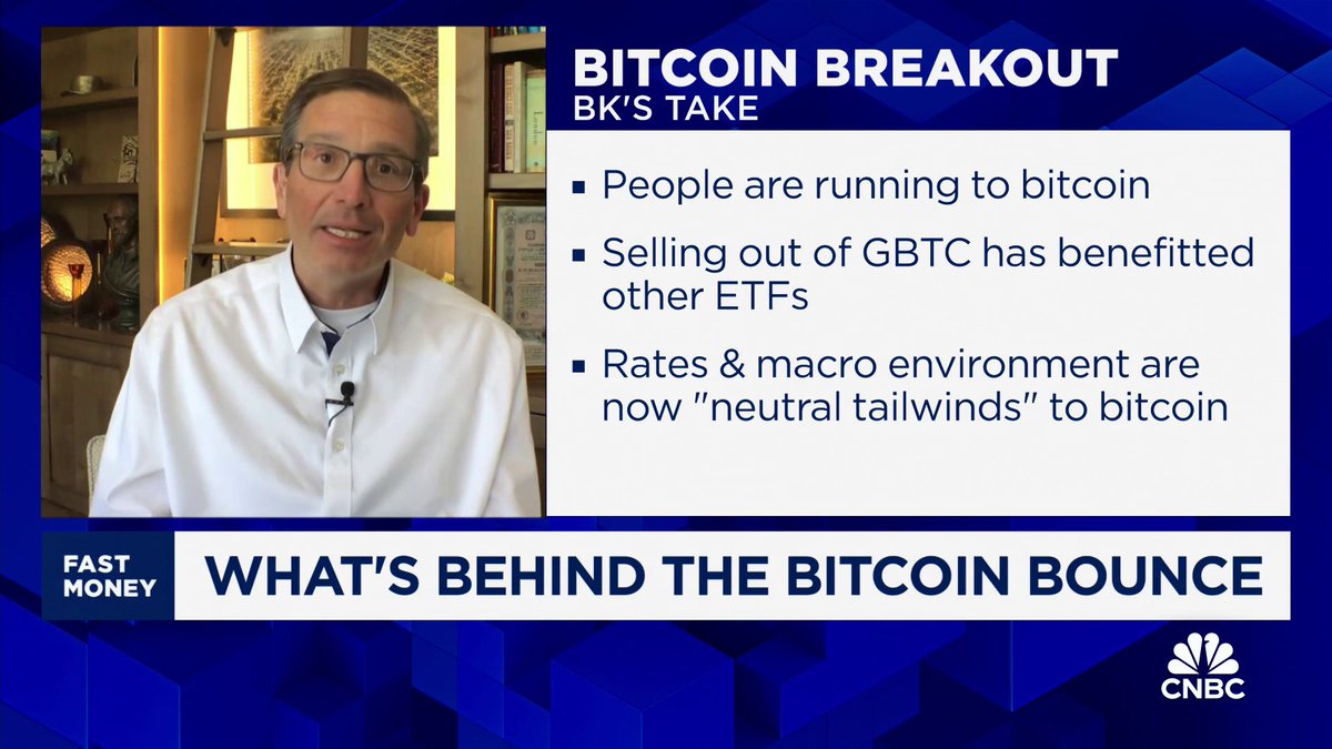 "It would not surprise me to see a pullback in the relatively short term, but long run we go to new highs," says Brian Kelly on $BTC He joins Fast to discuss the moves in the cryptocurrency and who could be the next beneficiary.
