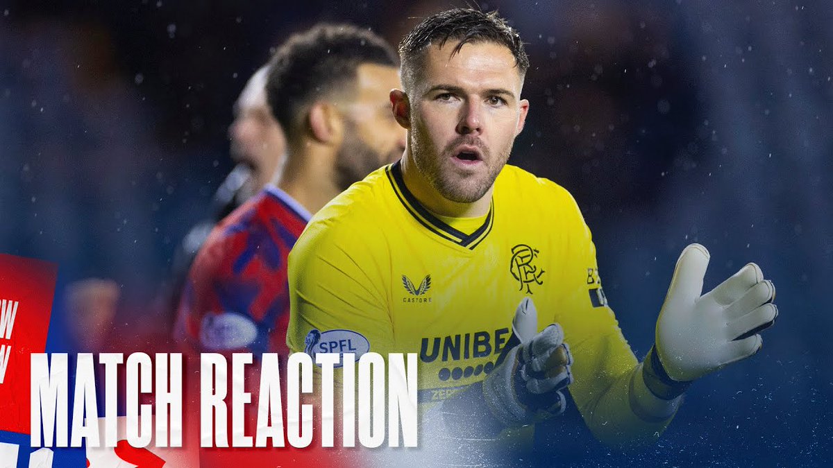 🎙️ Jack Butland spoke to RangersTV after tonight’s victory at Rugby Park.