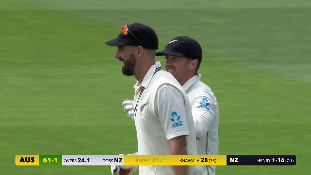 Matt Henry x Tom Blundell 🔥 The first wicket of the day LIVE in NZ with TVNZ++ and TVNZ DUKE. #NZvAUS