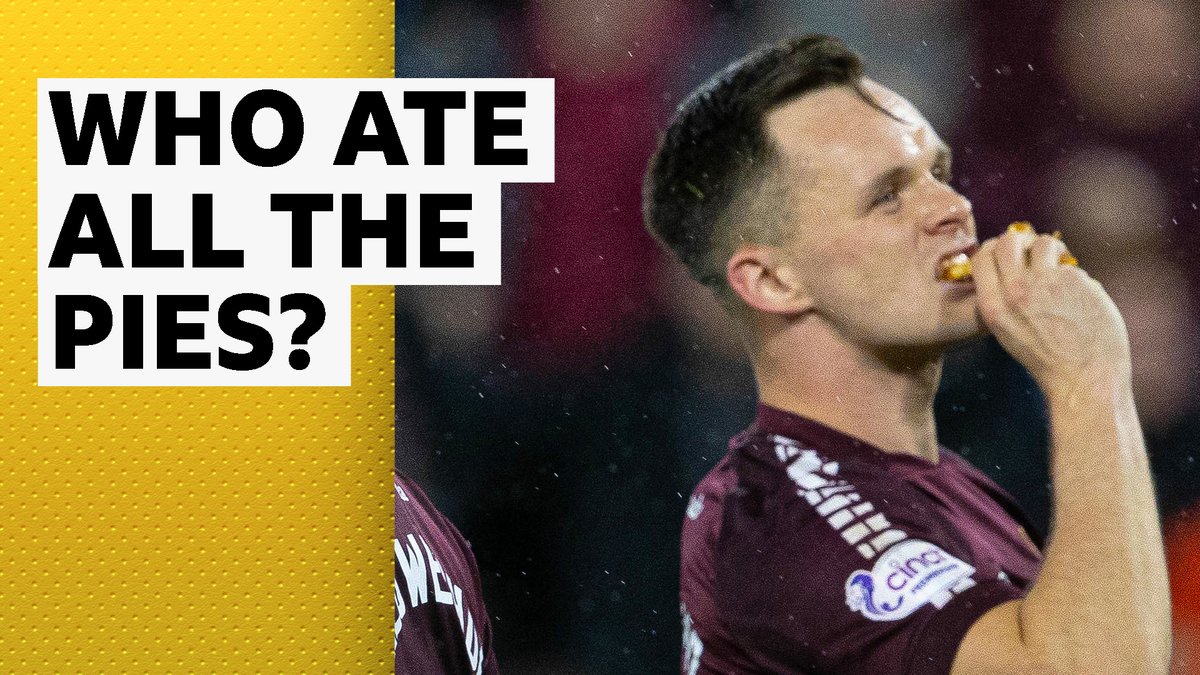 Shankland scored, caught a pie thrown at him and eat it infront of the Hibs fans Is there anything this man can’t do? 😭