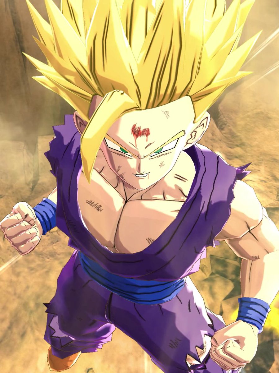 【ULTRA"超サイヤ人2 孫悟飯：少年期"参戦決定!!】 ユニークゲージが30%以上の時、敵の打撃アーツや一部を除く突進技などの必殺・特殊アーツに対しカウンターが発動！(発動回数3回) さらに新機能「アーマーブレイク」効果を持つ射撃アーツカードを所持しているぞ！ #レジェンズ #Zセル編キャンペーン