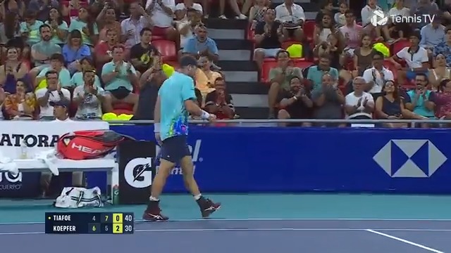 When Dominik Koepfer puts on the jets 💨 Abierto Mexicano de Tenis | #AMT2024