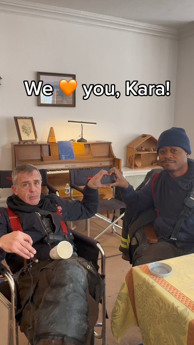 a message for Kara Killmer from firehouse 51 🧡