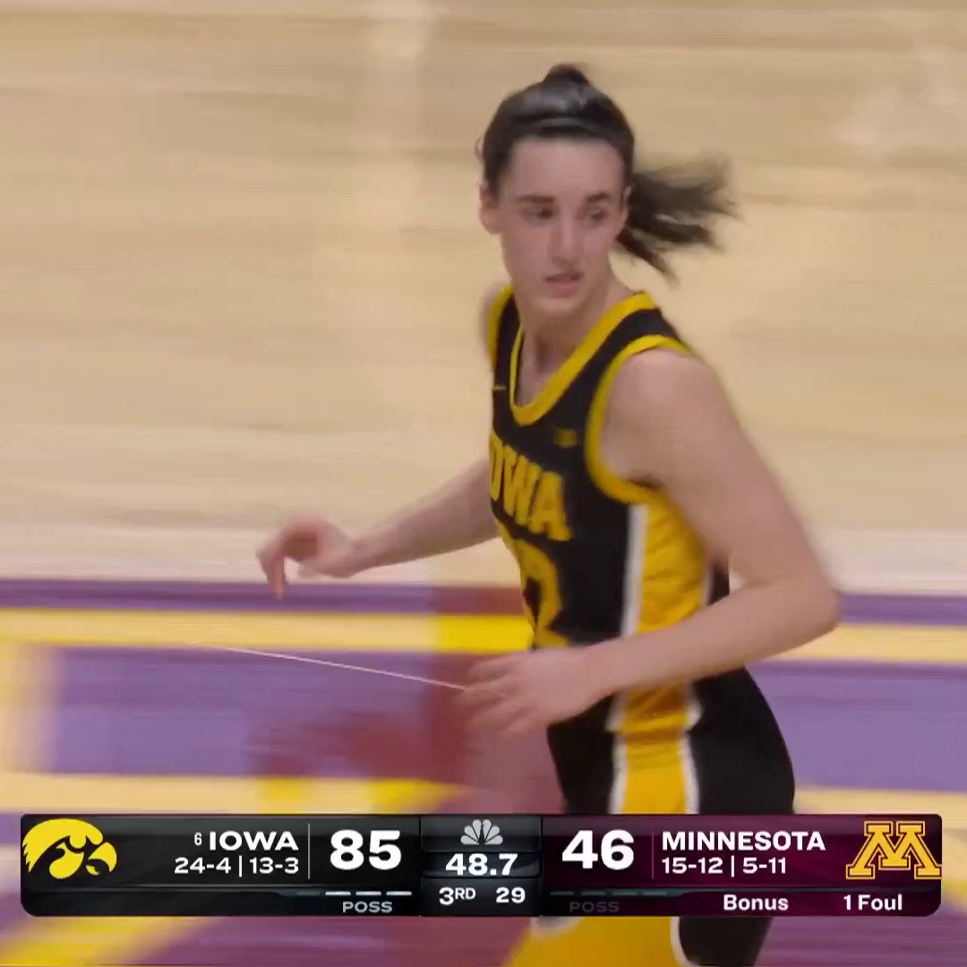 30-POINT TRIPLE-DUB FOR CAITLIN 🐐 (via NBC Sports)