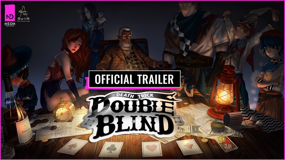 And now, the moment you've all been waiting for... The stage has been set, and now it's up to you to solve the mystery in Death Trick: Double Blind🔎 Coming soon to Switch and Steam on March 14. Mark it in your calendars 📷