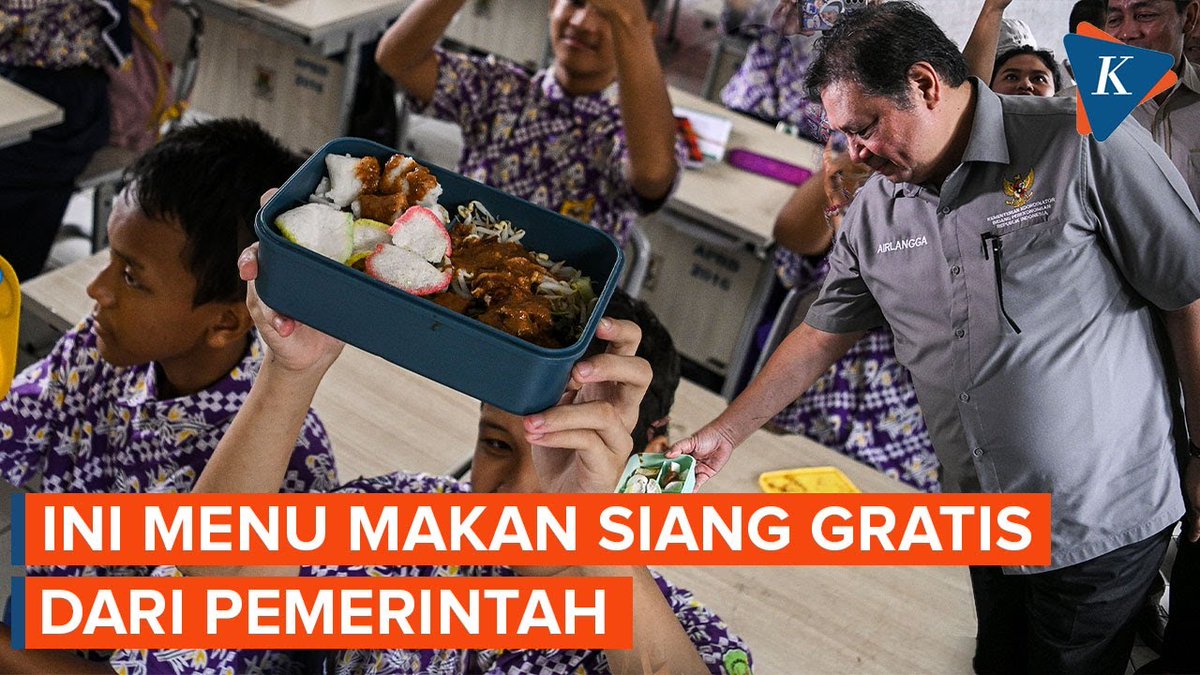 Pemerintah mulai melakukan uji coba program makan siang gratis untuk siswa SD dan SMP. Dalam uji coba itu, pemerintah memberikan makan siang gratis seharga Rp 15.000 porsi, dengan 4 menu yang berbeda, yakni nasi ayam, nasi semur telur, gado-gado, dan siomay. < #MakanSiangGratis