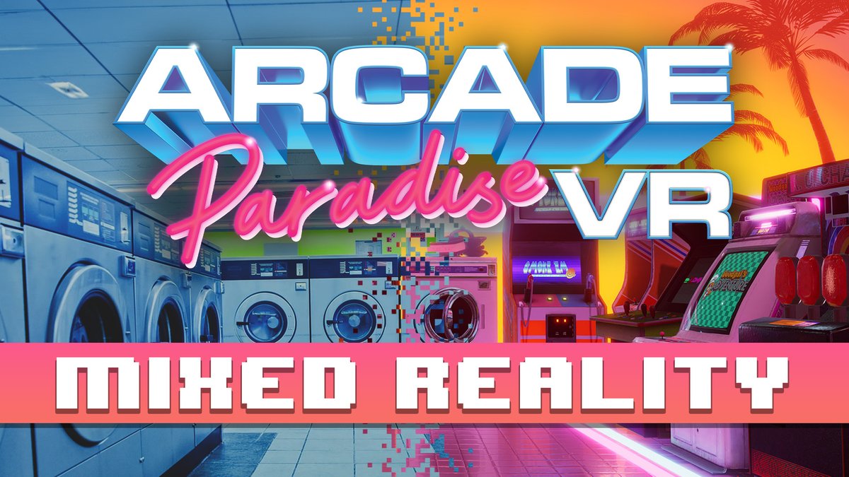 🪙 INSERT COIN 🪙 Arcade Paradise VR is the ultimate game for arcade lovers 🕹️ Play 39 arcade cabinets inspired by the 90’s and transform a family-owned laundromat into a booming arcade business. Pre-order now on the Meta Quest #ArcadeParadiseVR