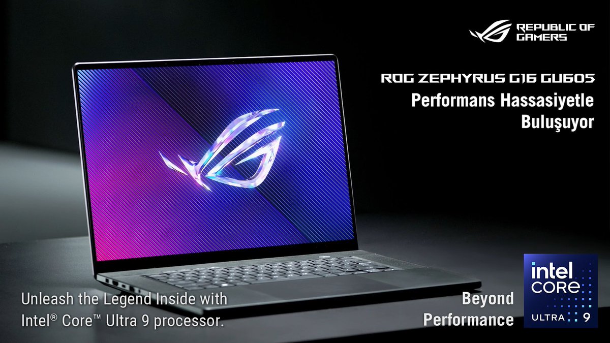 Ultra ince tasarım ile maksimum performansın birleştiği ilk OLED ekrana sahip ROG notebook yeni Zephyrus G16 GU605'i keşfet! #Intel #Intelgaming #ROGZephyrusG16