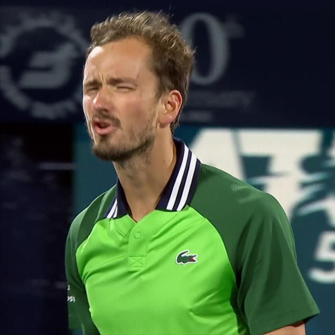 Asking your opponent if your winner was in? 🤔 Classic Daniil Medvedev 🤣 #DDFTennis