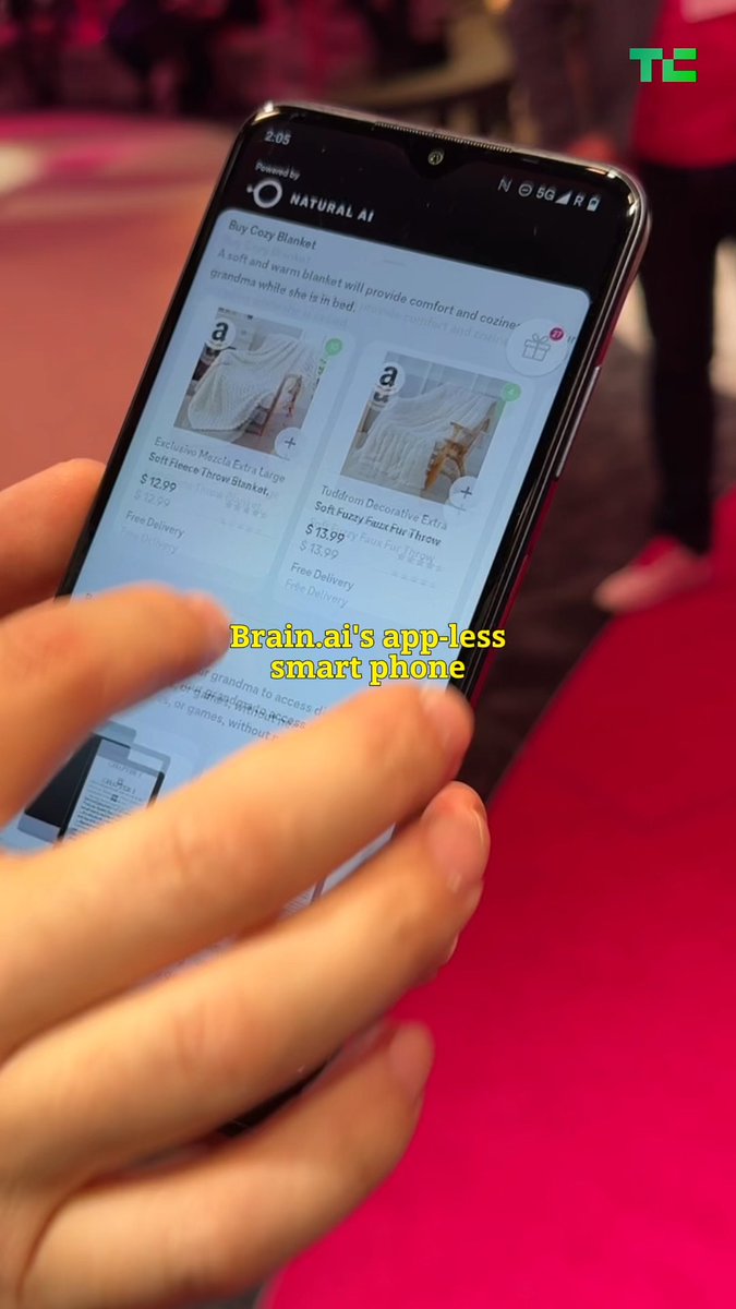 This app-less smartphone from is powered by generative AI to predict “the next interface contextually, flowing with your thoughts”