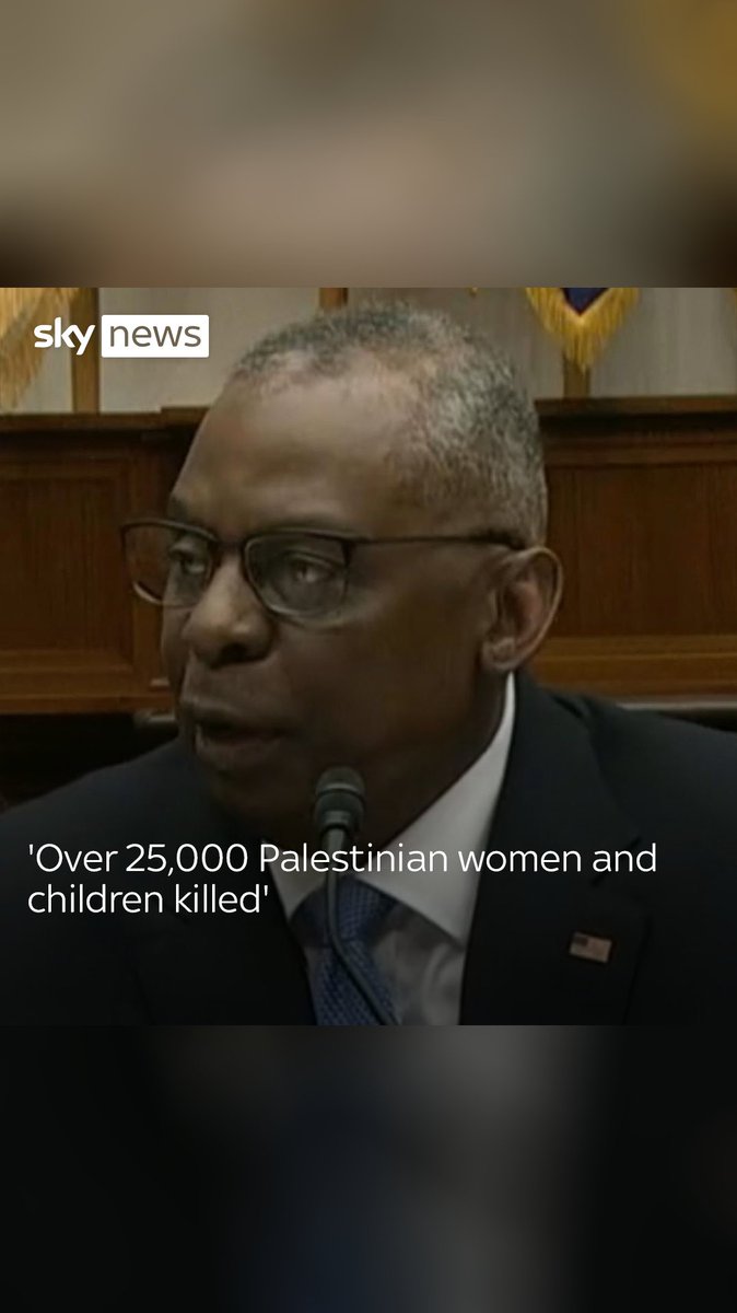 US says Israel has killed over 25,000 Palestinian women and children since October 7 Hamas attacks