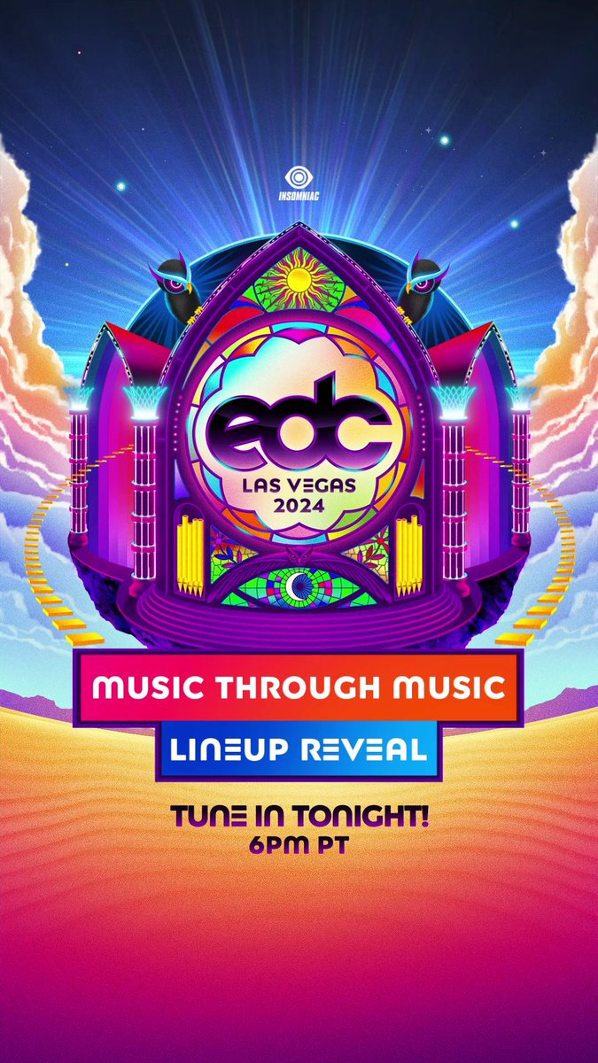 Your EDC Lineup will be revealed through #MusicThroughMusic TONIGHT at 6pm PT!🫶💫 Head to & get ready to complete the lineup with Pasquale Rotella and your fellow Headliners!👁️🗨️ #MusicThroughMusic #EDCLVLineup #EDCLV2024
