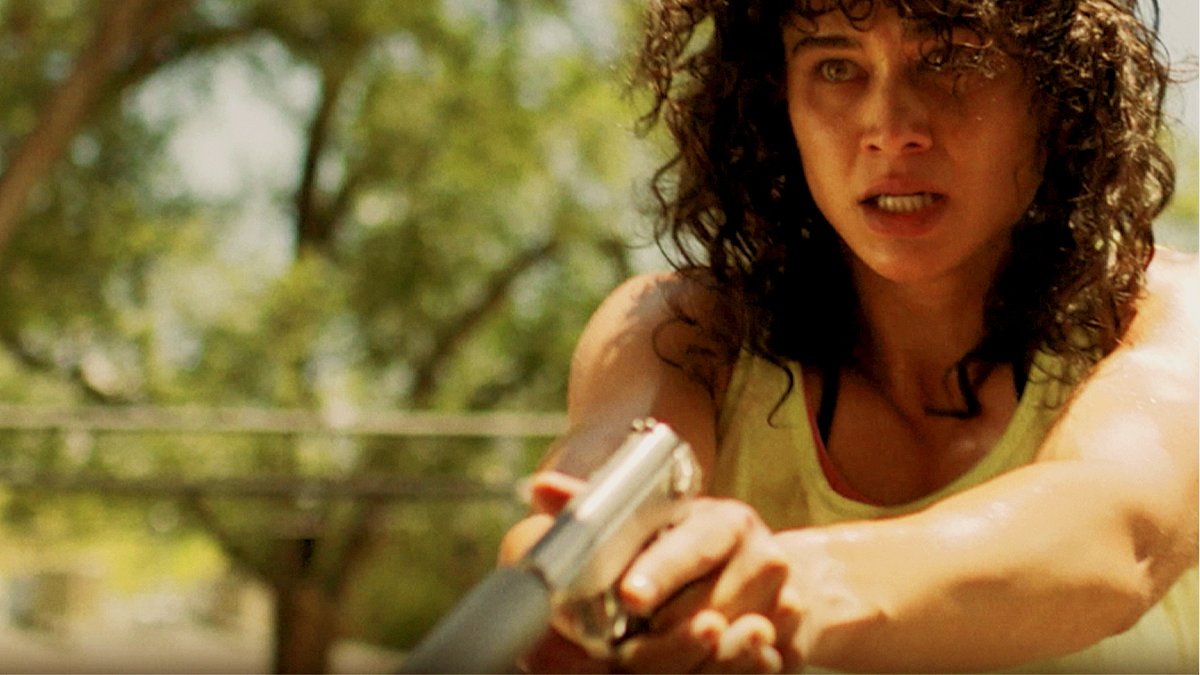 Welcome to the gun show. #LoveLiesBleeding - In theatres March 15.
