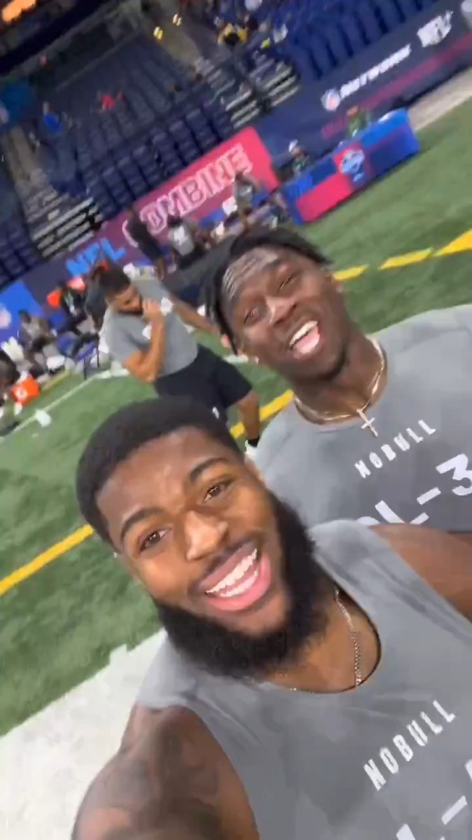 The Combine is about football, but it's also about friendly competition😂 Jared Verse | Jalyx Hunt | Marshawn Kneeland 📺: #NFLCombine on NFL Network 📱: Stream on #NFLPlus