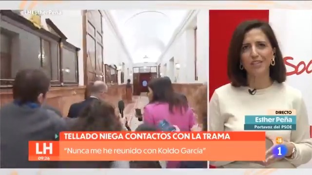 Hay dos verdades irrefutables: 1⃣ Tellado aparece dos veces en el sumario. 2⃣ La trama quería que decayera la reclamación puesta por PSIB-PSOE y decae a través de una intermediación con personas del PP. Que nos expliquen qué sucedió. Esther Peña Camarero en La Hora de La 1