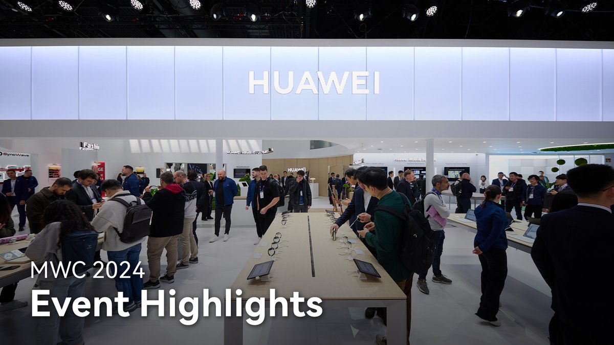 Experience the full spectrum of highlights from #MWC24 and beyond. A massive thank you for making this event unforgettable! #HuaweiMWC2024