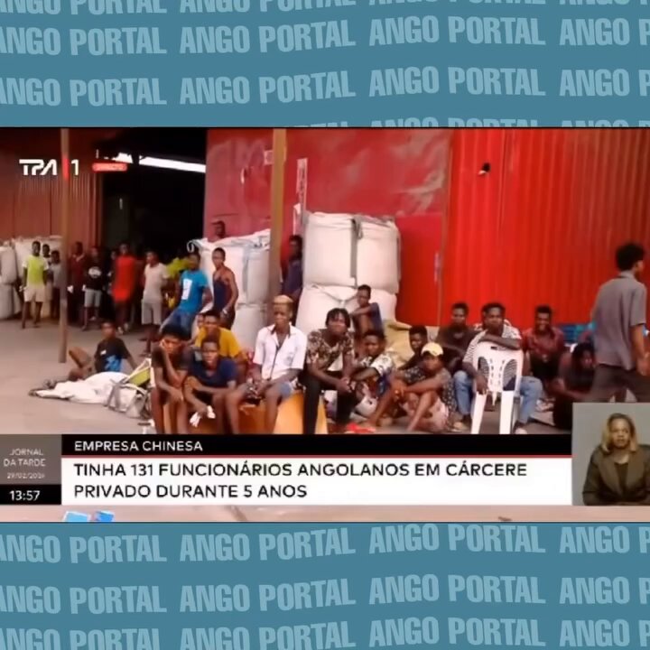 TRISTE REALIDADE!😢Empresa chinesa continha 131 funcionários angolanos em cárcer€ privado durante 5 anos. Após um número de denúncias, as autoridades angolanas entraram em ação, fecharam a empresa, com os respectivos responsáveis detidos. 👀