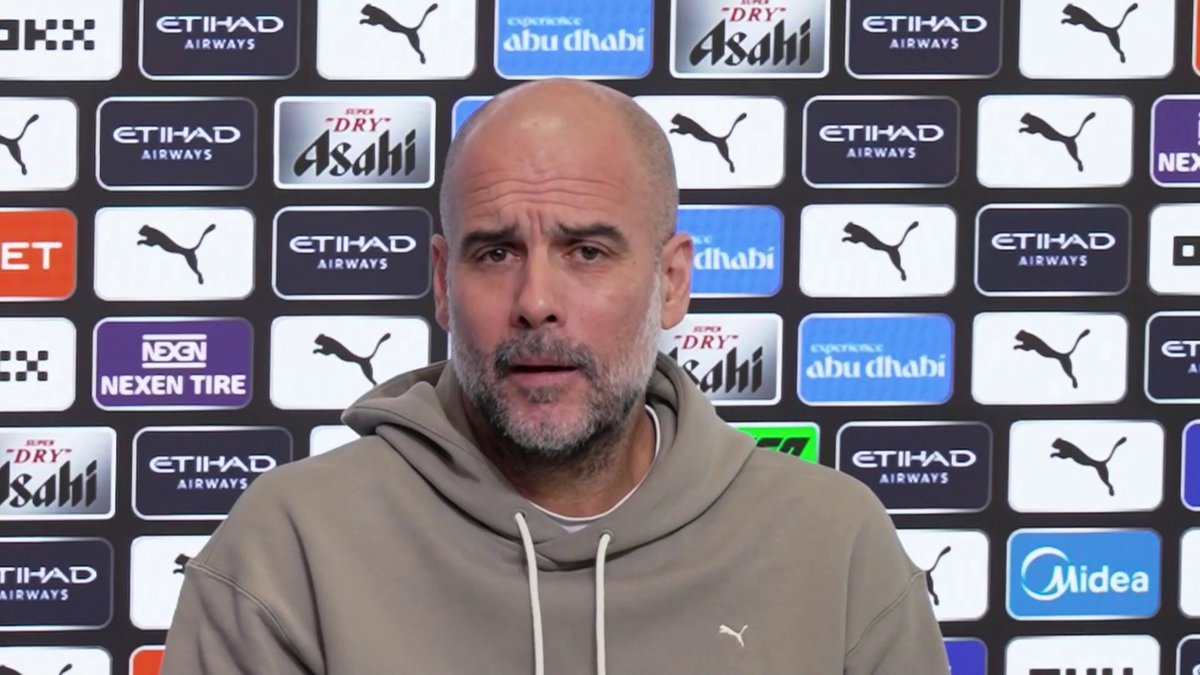 "I don't talk about the opponents" 🤫 Pep Guardiola has a lot of respect for Manchester United 💪