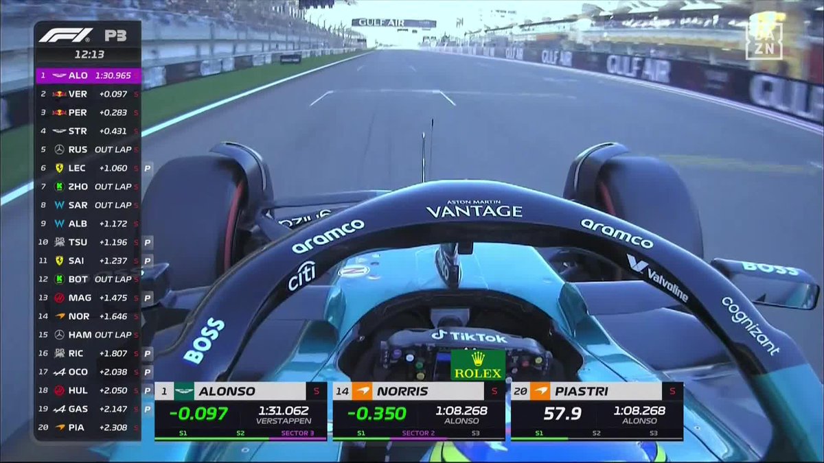A VER DIME FERNANDO POR FAVOR QUÉ DEMONIOS ESTÁS HACIENDO 🔥🔥🔥 🗣️ "Estoy conectado con el coche" #BahreinDAZNF1 🇧🇭