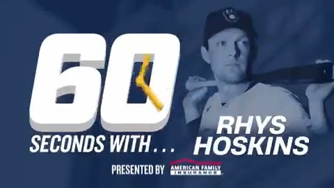 Happy Rhys Hoskins Day! Get to know our new first baseman in the latest episode of 60 Seconds With..., presented by American Family Insurance