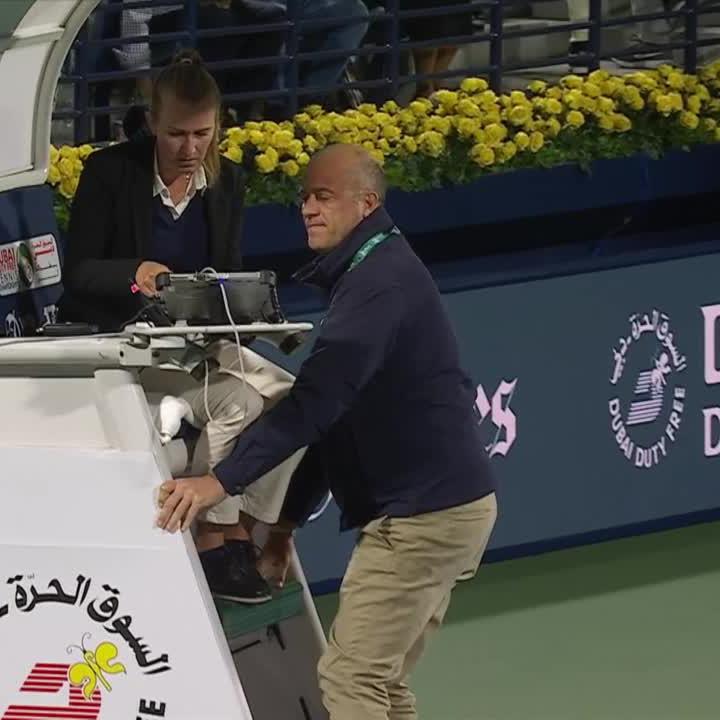 𝐃𝐘𝐒𝐊𝐖𝐀𝐋𝐈𝐅𝐈𝐊𝐀𝐂𝐉𝐀 ❌ Andriej Rublow został zdyskwalifikowany w półfinale turnieju ATP w Dubaju za słowa wypowiedziane w kierunku sędziego liniowego ❗ #DDFTennis