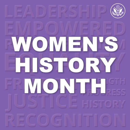 This #WomensHistoryMonth, we are celebrating the remarkable achievements and contributions of women. We honor the resilience, strength, and courage of all women who have shaped our nation and advance women’s rights around the world.
