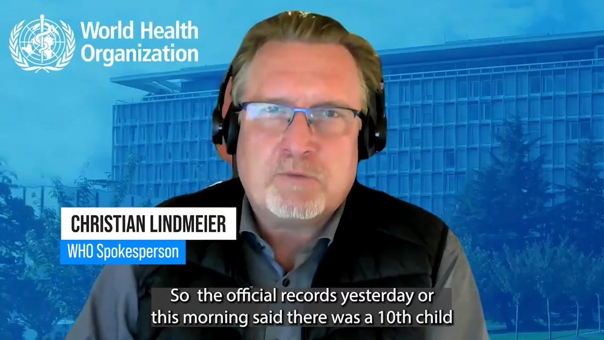 #Gaza: "official records yesterday or this morning said there was a 10th child officially registered in a hospital as having starved to death"- World Health Organization (WHO) Spokesperson, Christian Lindmeier